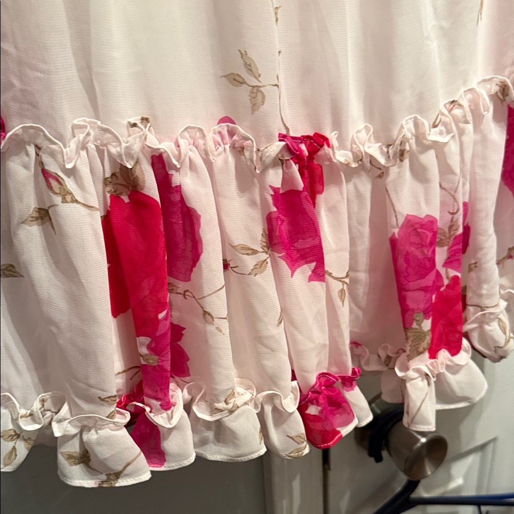 Betsey Johnson Pink Floral Maxi Dress - Picture 5 of 8